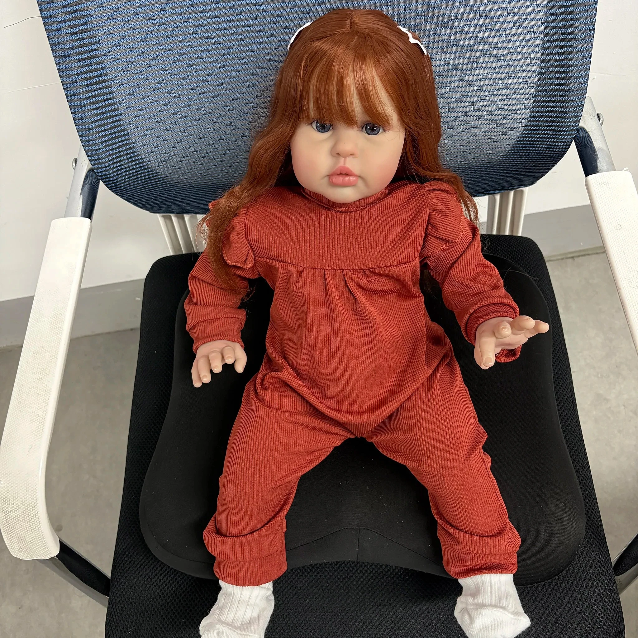 NPK 60CM Lifelike Baby Implant - Baby Products For Curly Hair 评论和价格