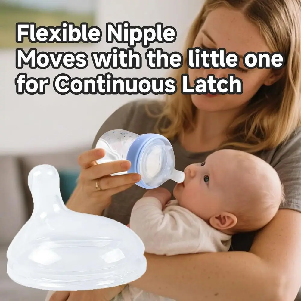 

New Natural Bottle Baby Pacifier Anti-Colic BPA-Free Replacement Silicone Nipples Air System Kids Nipples Kids