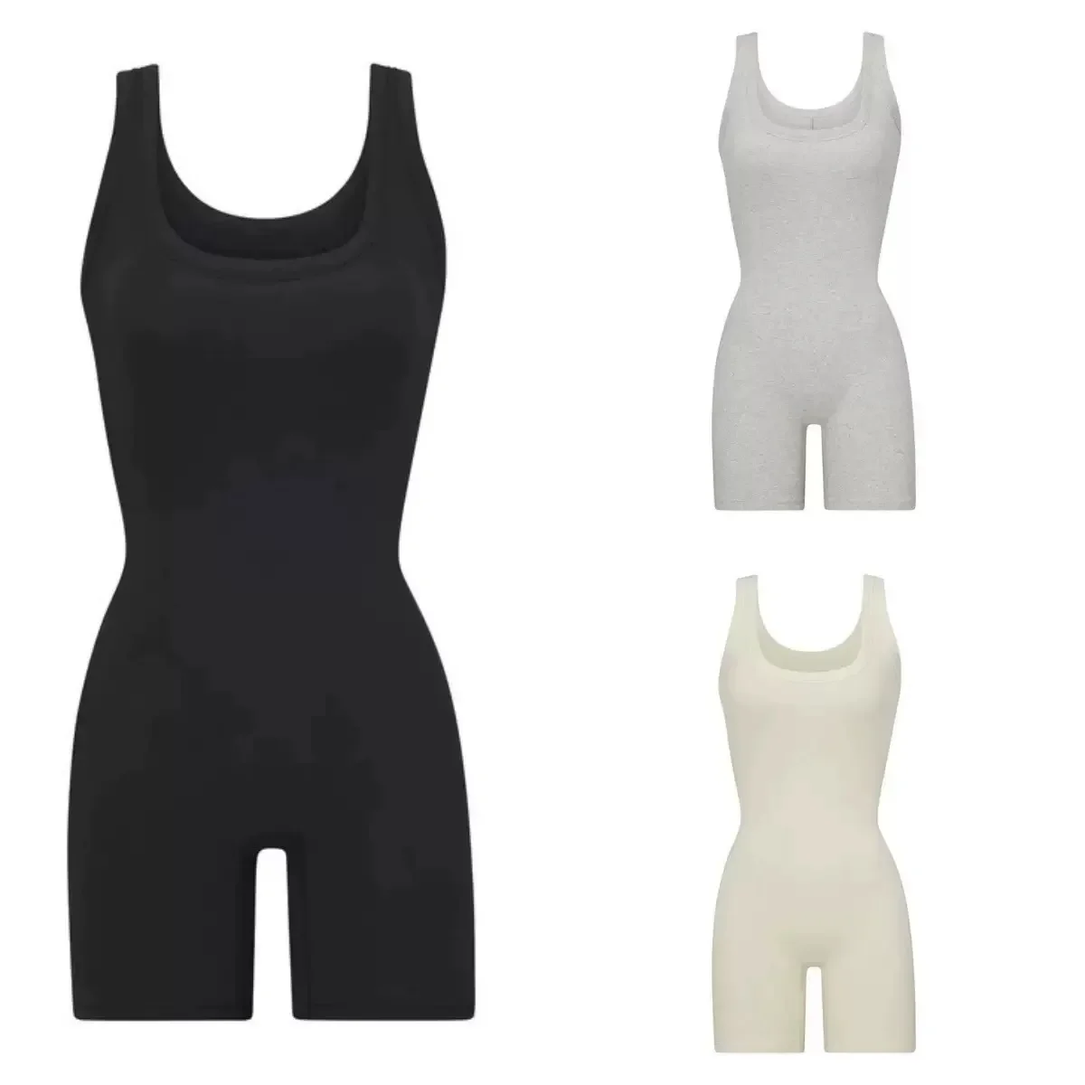 

Kim pure cotton jumpsuit thin summer bottoming vest jumpsuit