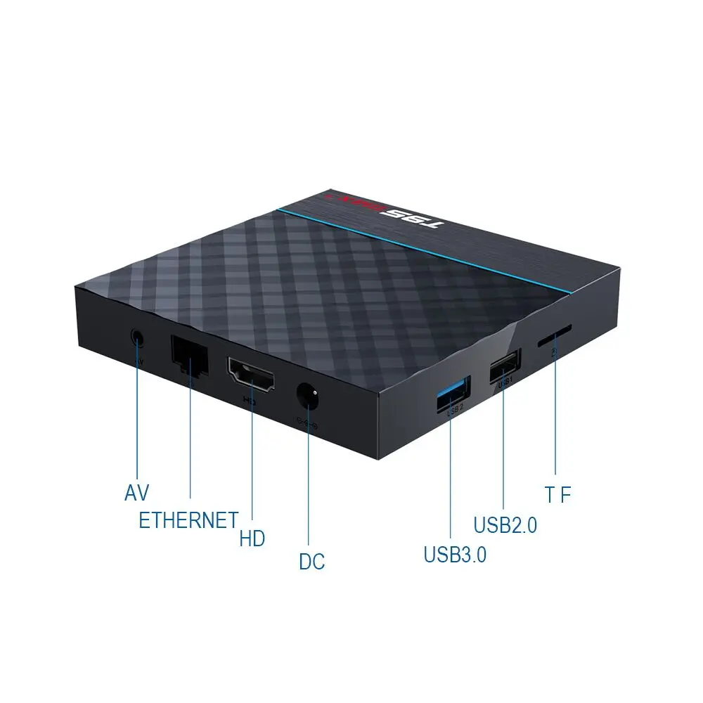 Tv box z androidem T95 MAX Plus procesor Amlogic S905X3 2.4G 5G Dual Wifi 8K Android 9.0 zestaw Top odtwarzacz multimedialny Box