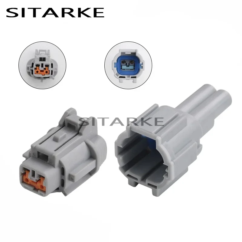 

5 Sets 2 Pin Way Automotive Fog Lights Cable Plug Socket Auto Waterproof Electric Wire Connector For Nissan 6185-0867 6188-0554