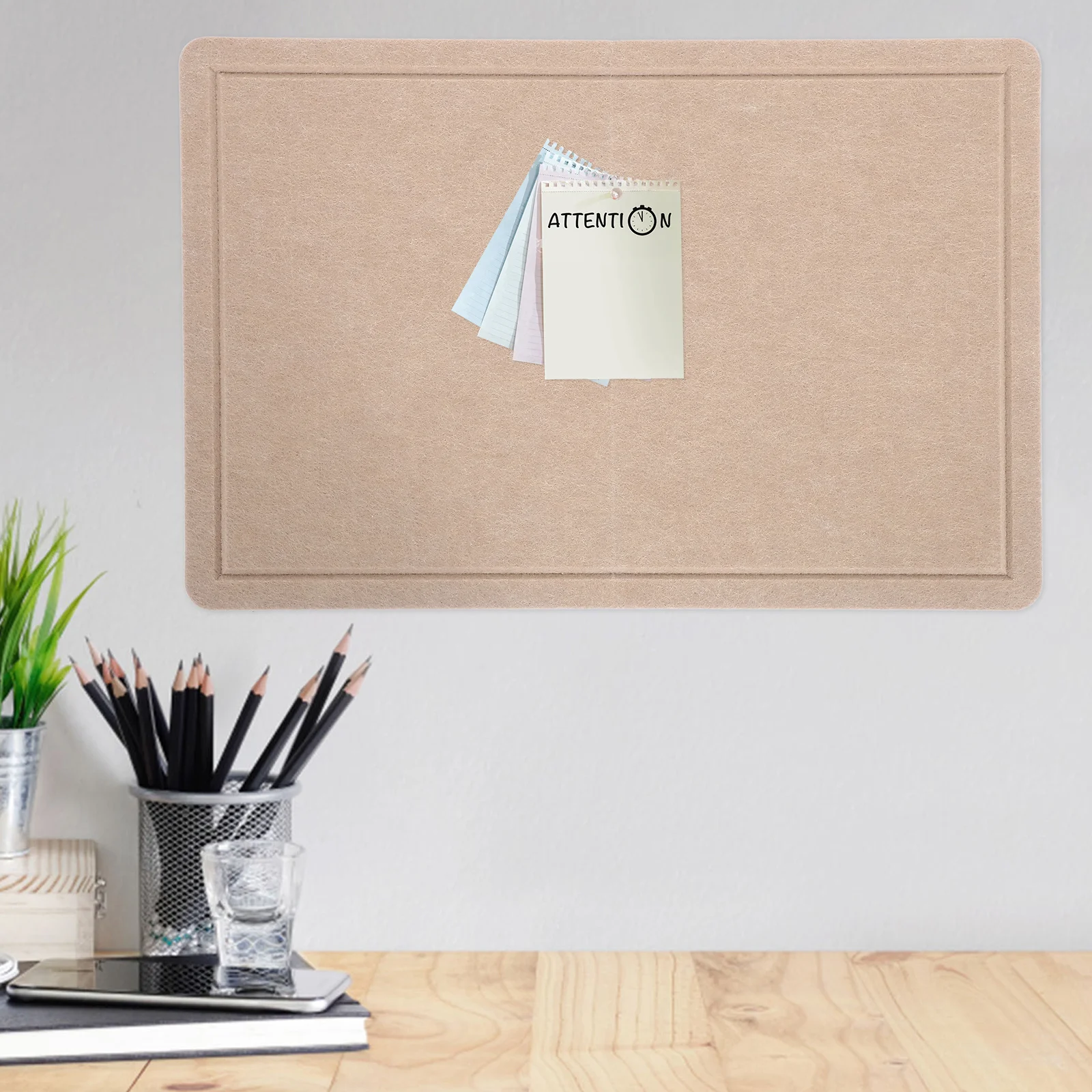 

1 set 1 Set Self-Adhesive Felt Pin For Wall Decorative Bulletin Board Home Office Message Board Background Wall Memo Pad Fall