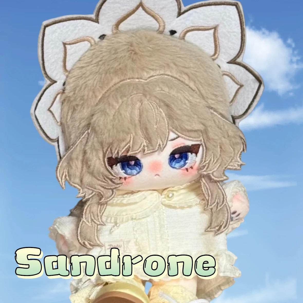 Sandrone 20CM Genshin Impact  Plushies Toys Kawaii Cosplay Cotton Doll With Clothes Cartoon Dress Up Soft Figures Fans Gifts