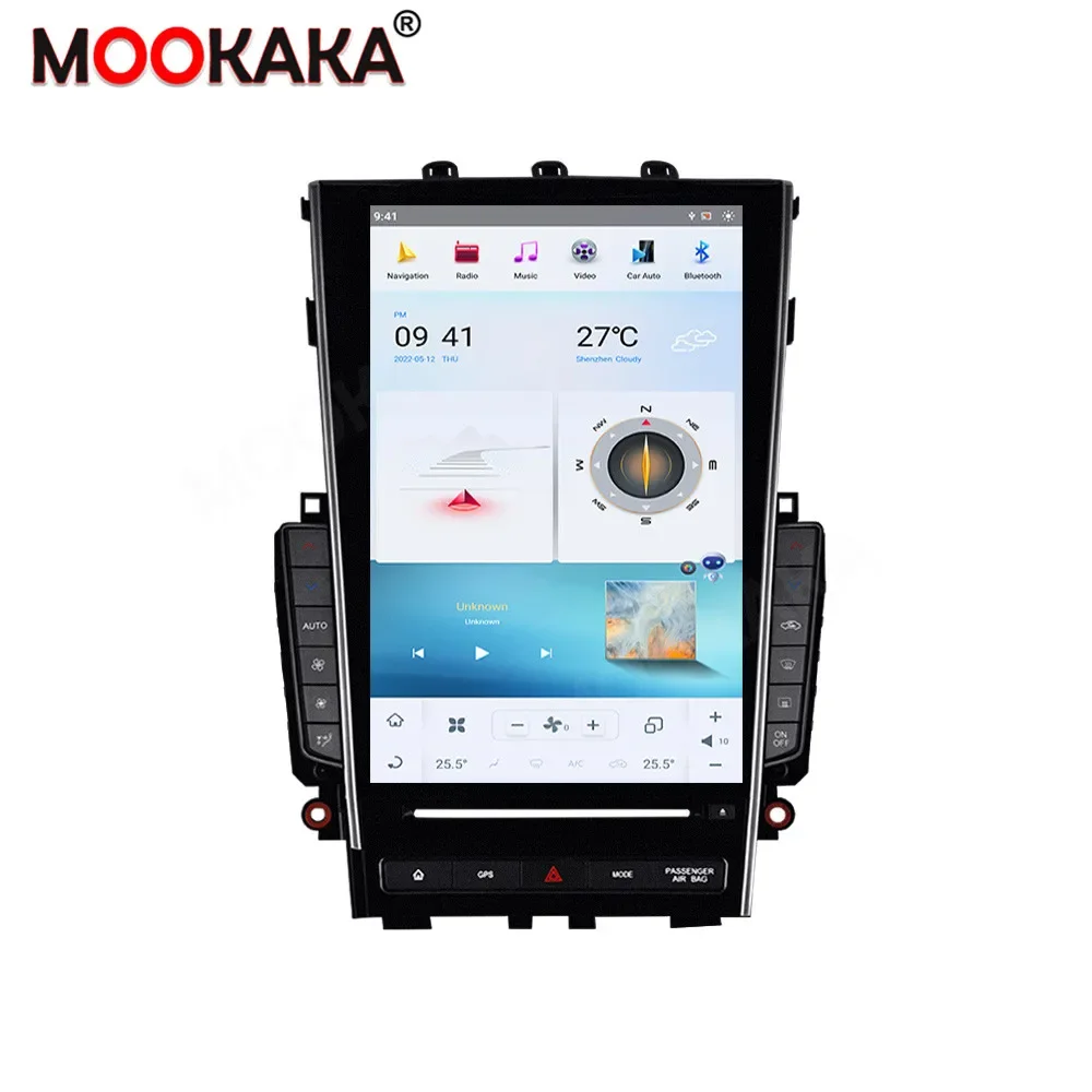 12.1 Inch Vertical Screen Android Car Radio for Infiniti Q50 Q50L 2015-2018 Wireless CarPlay GPS Navigation Multimedia Stereo