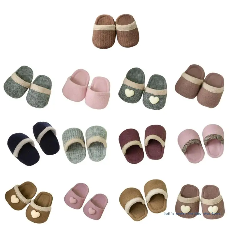 Handmade Newborn Baby Photo Shoes Slippers Props for Newborn Photography