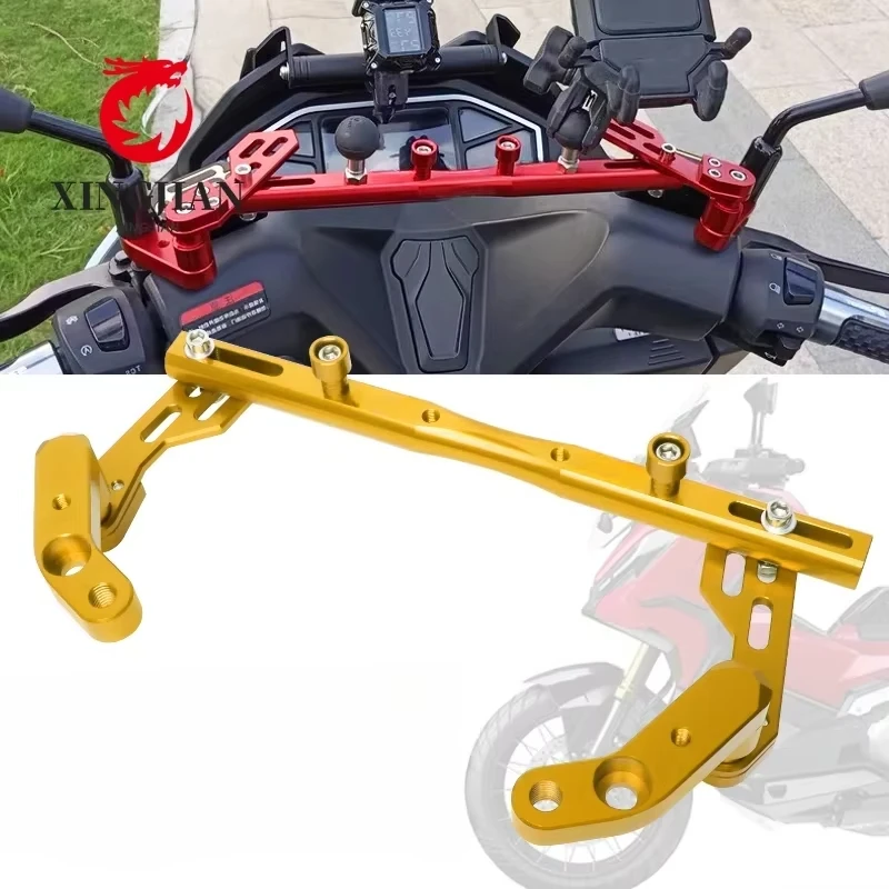 Scooter Side Mirror Accessory Mounts DVR Mobile Phone Holder Voltmeter Support Rod For BMW C400X C400GT Modification Accessories