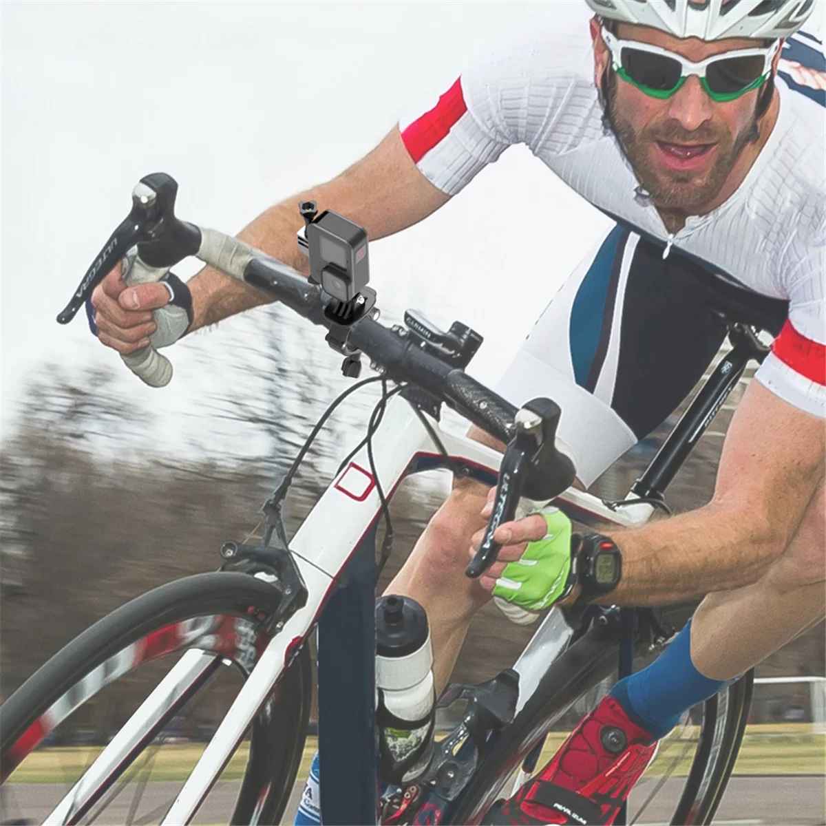 ممتاز! حامل ذراع عمودي لكاميرا الحركة لـ Gopro Hero 12 11 10 9 8 7 Action 4 3 محول تركيب عصا السيلفي