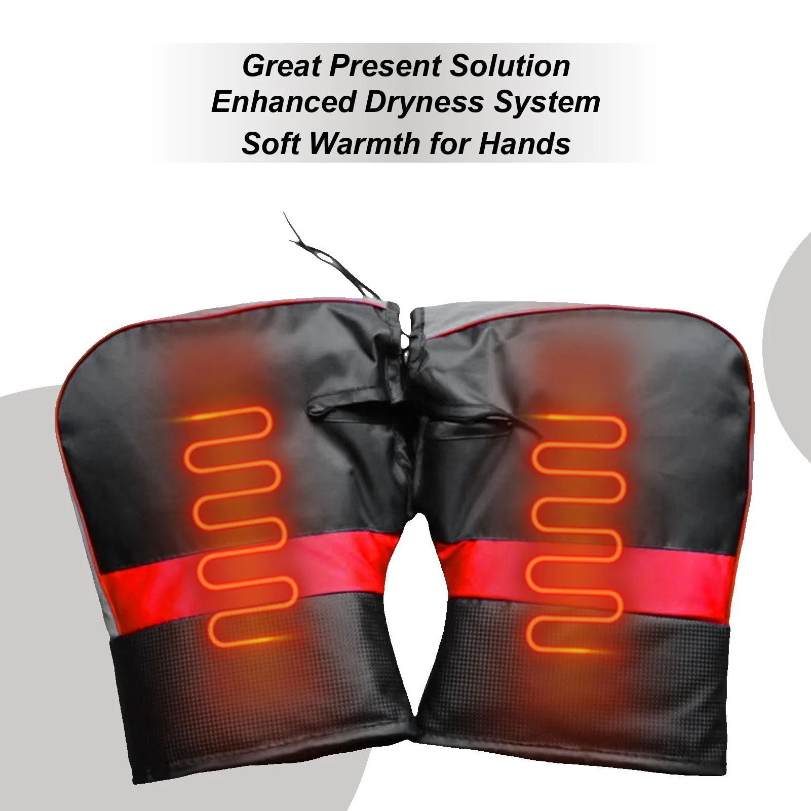 

Перчатки на руль для велосипеда, теплые аксессуары для трехколесного велосипеда, теплые варежки на руль для мотоцикла, скутера, мотоцикла, снегохода, мотоцикла