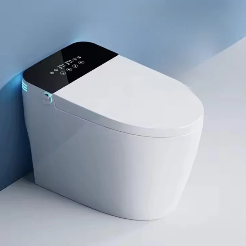 

Floor Mounted Wc Intelligent Toilet Automatic Operation Flush Bon Cau Thong Minh Auto Open Sensor One Piece Smart Bidet Toilet