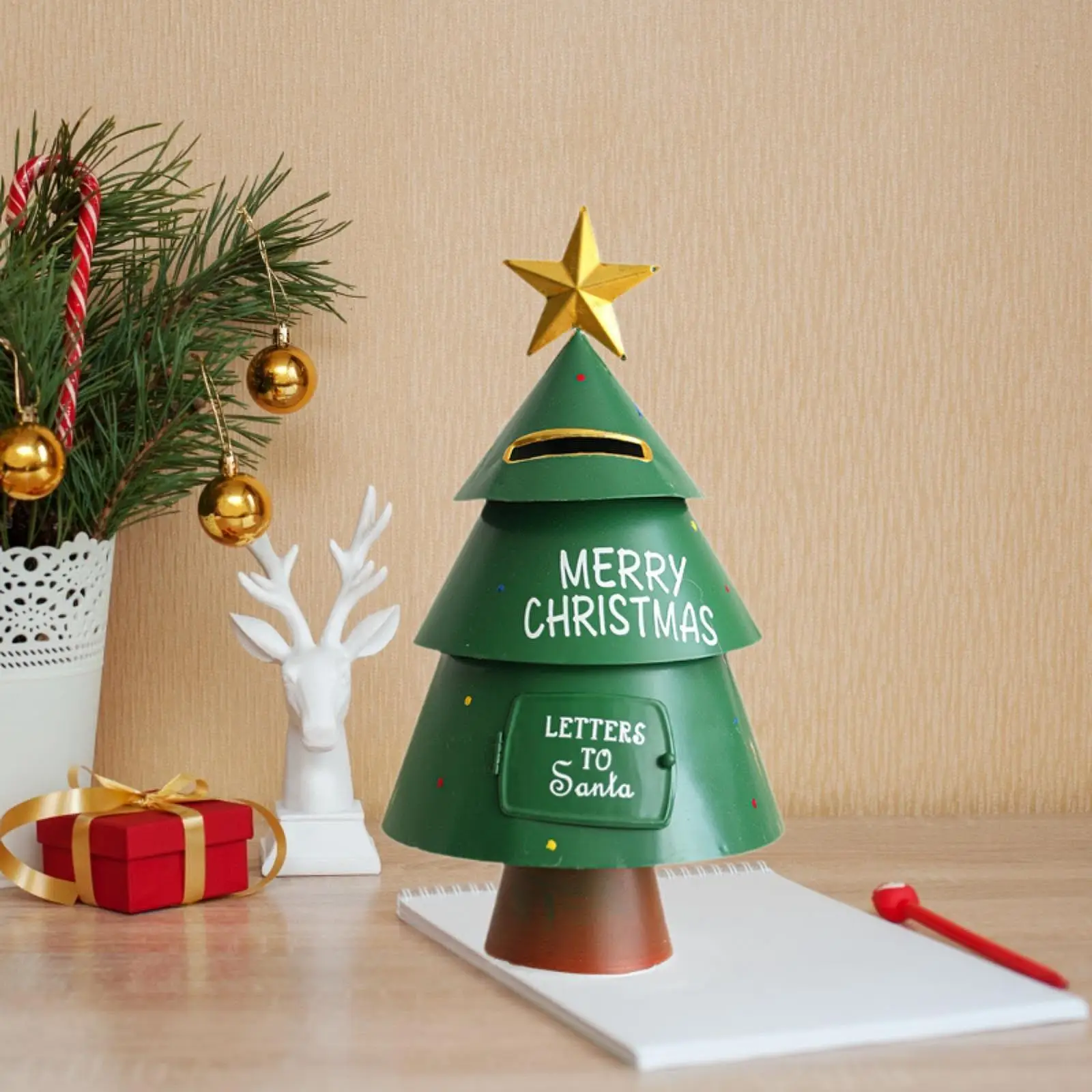 

Christmas Statue, Christmas Figurine, Ornament, Funny Christmas Decoration, Desk