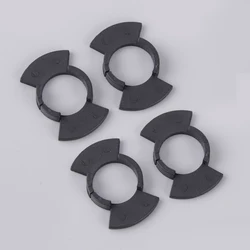 4pcs H1 LED Headlight Bulb Adapter Base Holder Socket Retainer Clip Fit for Honda Prelude Odyssey Accord Civic CRV Black ABS