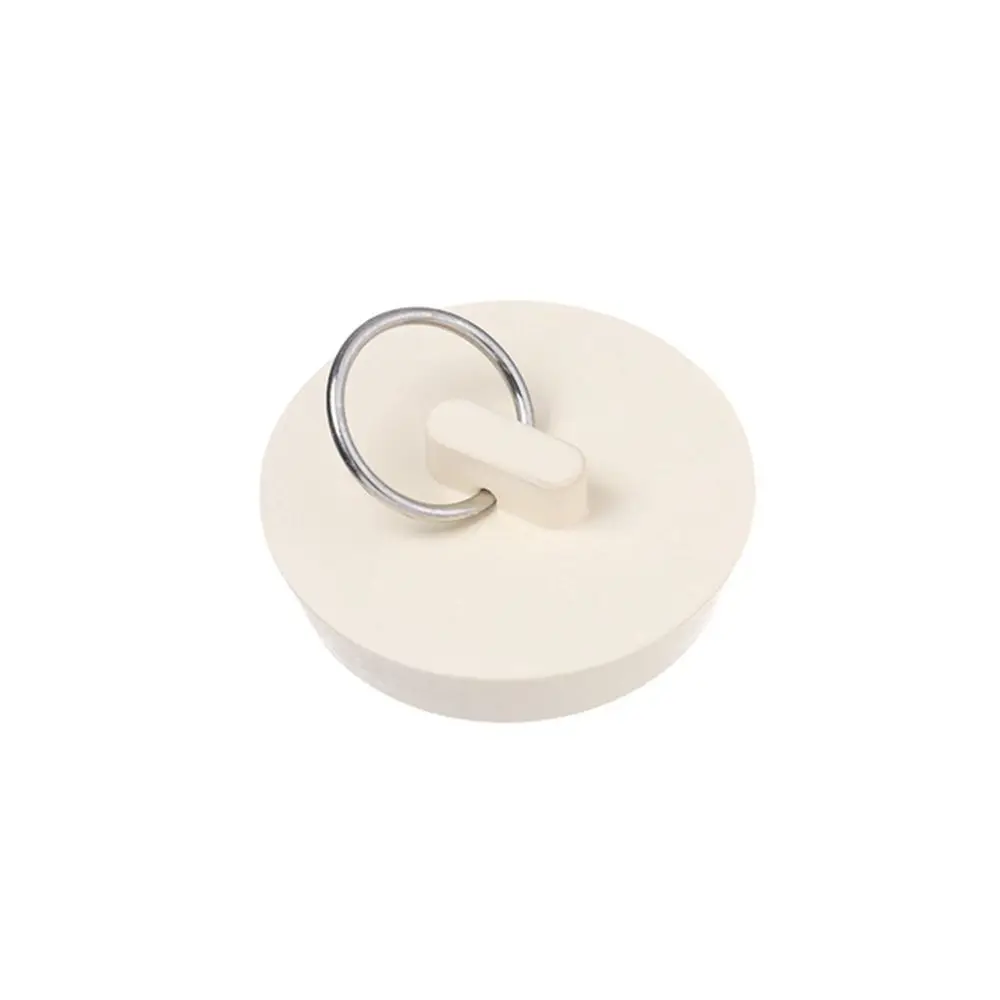Blanco inodoro Anti-olor cocina anillo de tracción diseño tapón de drenaje de goma tapón de fregadero tapón de drenaje de suelo Amenities de baño