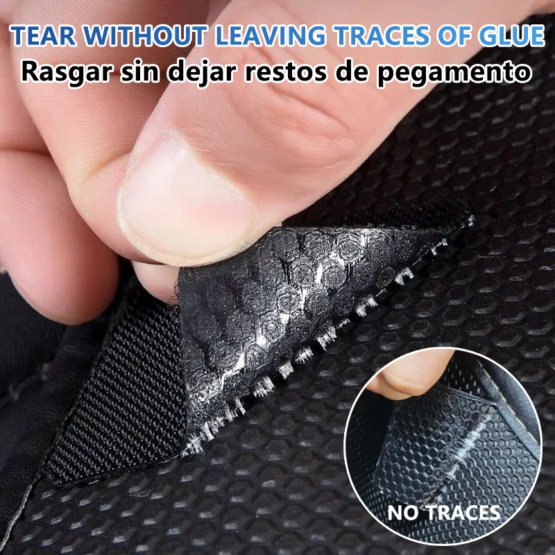 Extra Strong Double Sided Hook-and-Loop Adhesive Fastener Tape,Self-Adhesive Fixing Sticker for Carpet, Comforter &Auto Interior