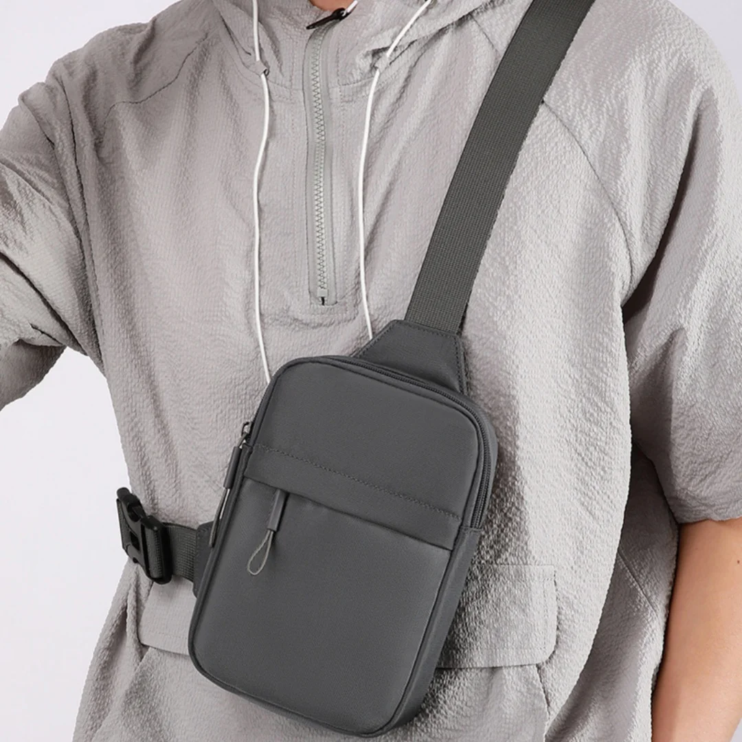 

Men'S Chest Bag Multi-Functional Crossbody Bag Waterproof Travel Bag Lightweight For Outdoor Cycling Men Women Travel