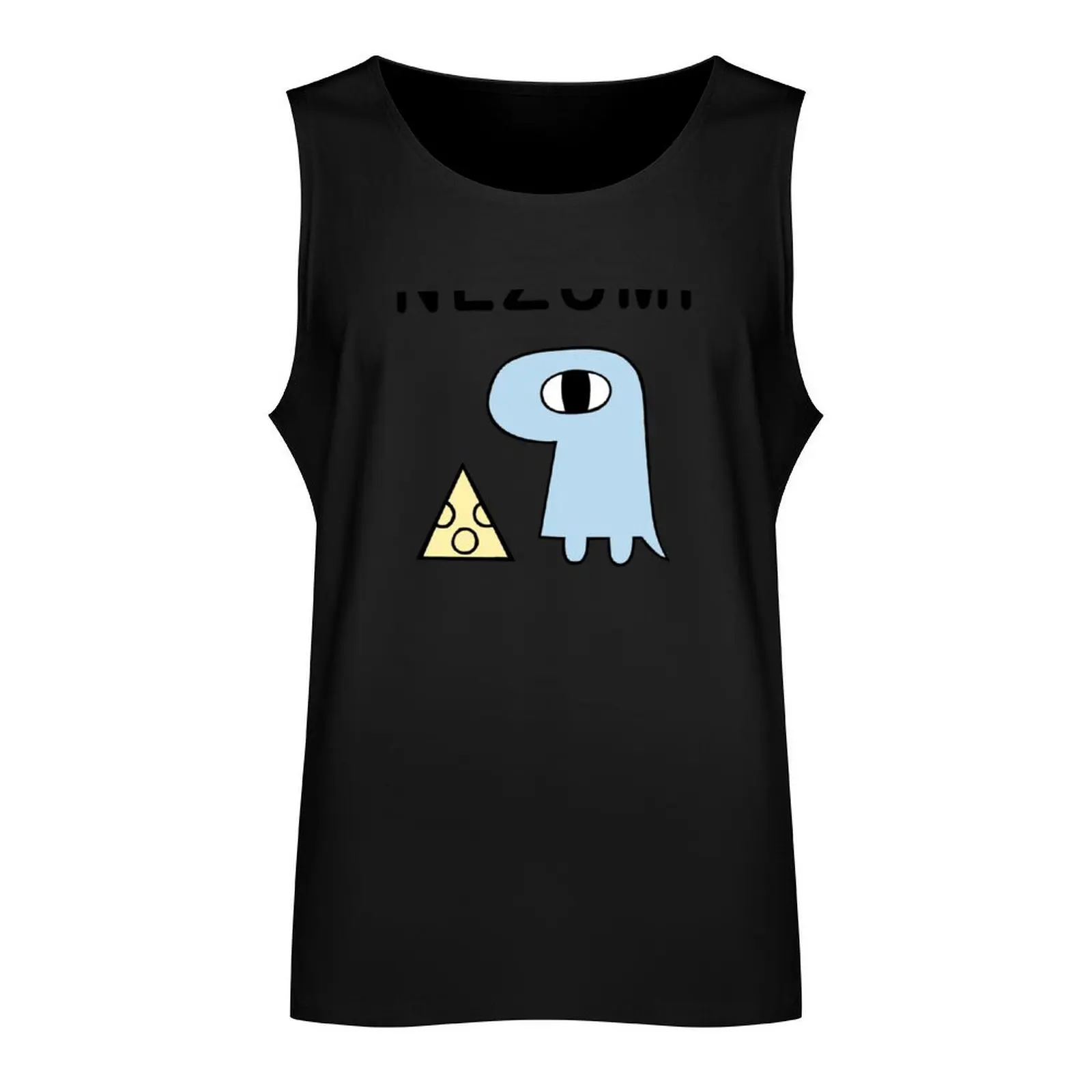 Nichijou Yuuko's Nezumi Tank Top sports suits gym men t-shirts for Men's gym summer 2025