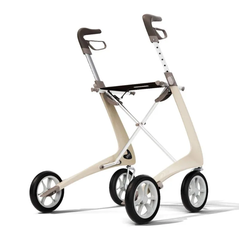 Ultralight Rollator Walker with Organizer Bag, Compact Track, 16