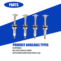 A64E 4Pcs Metal Extended Drive Shaft CVD Universal Joint for Wltoys 284131 K969 K989 K999 P929 1/28 RC Car Upgrade Parts