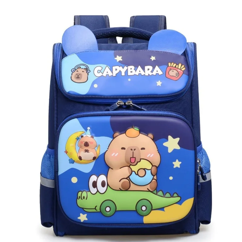 Capybara Children School Bags For Boys Girls Kids backpack Primary Orthopedic School Backpack Waterproof Schoolbag Book Bag