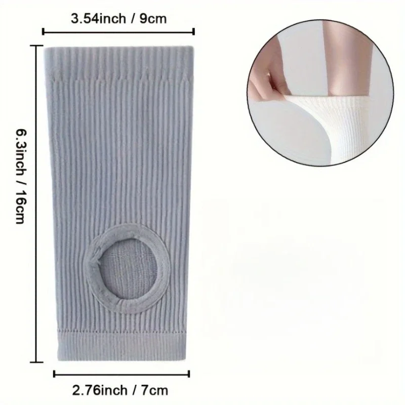 1Pair Compression Ankle Socks Breathable Moisture Wicking Knitted Ankle Support for Yoga Unisex