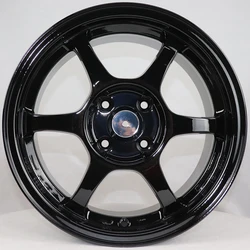 1PC 4 holes car rims 4x100 flow forming alloy wheels 15 16 17 inch 5x1143 alloy rim , 100% tested well