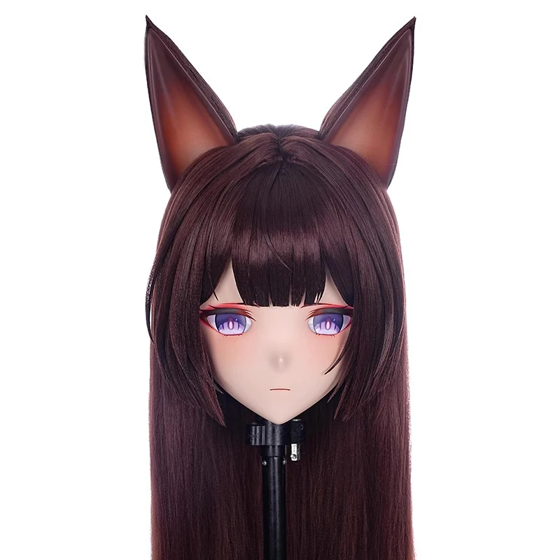 

Full headband lock Customize Full Crossdress Doll Female/Girl Cartoon Character Kig Cosplay Japanese Anime Kigurumi Masks