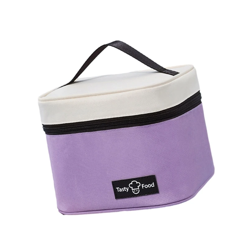 Insulated Lunch Bag Container with Fashionable Pattern for Outdoor Meals Dropship