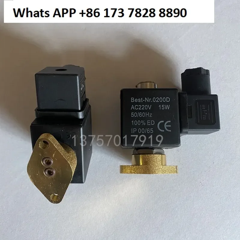 Kaishan air compressor AC220V solenoid valve Best-Nr0200D screw compressor accessories plus and unloading solenoid valve