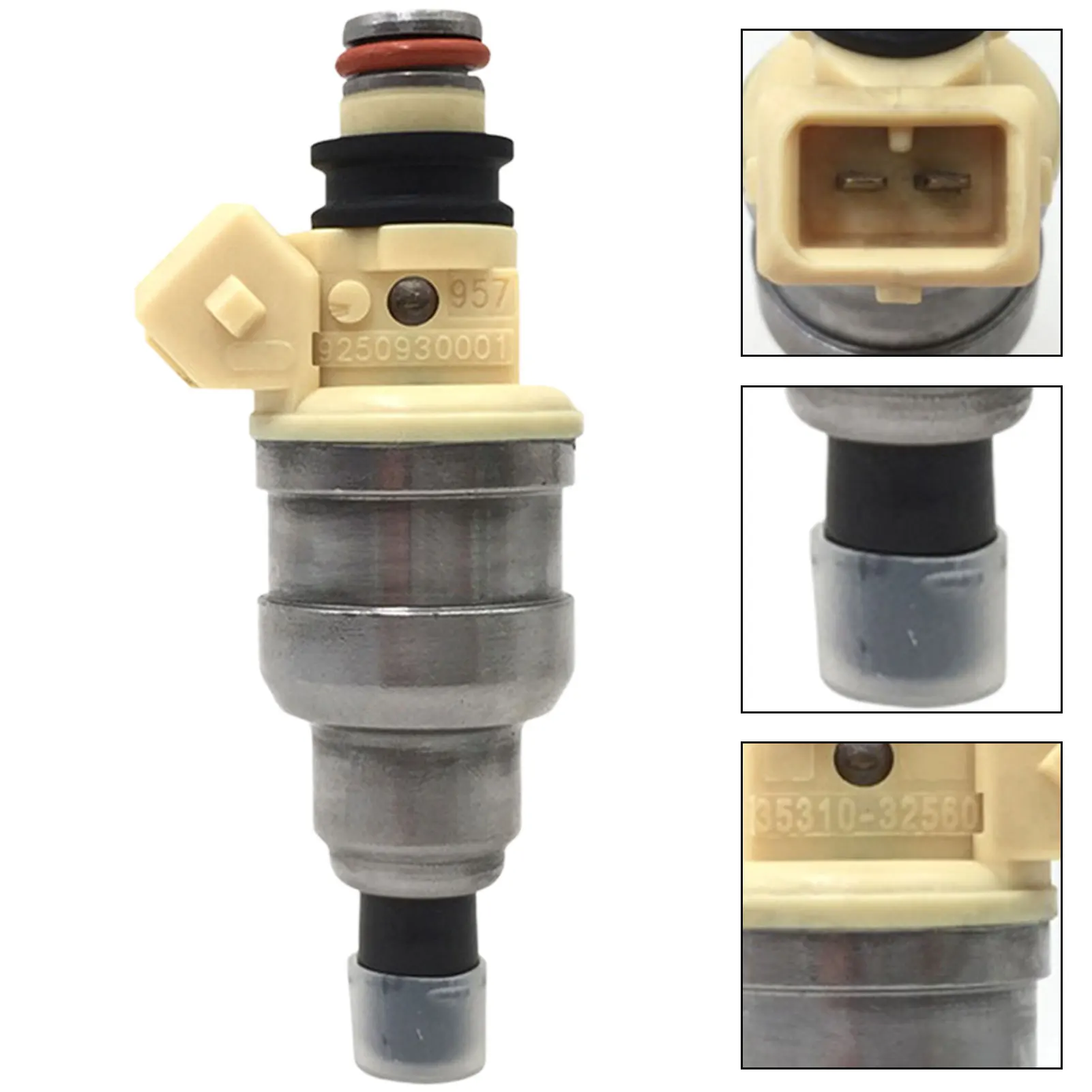 2/4 قطعة فوهات حقن الوقود المعدنية عالية الأداء محرك حقن الوقود فوهة العرض التلقائي #4