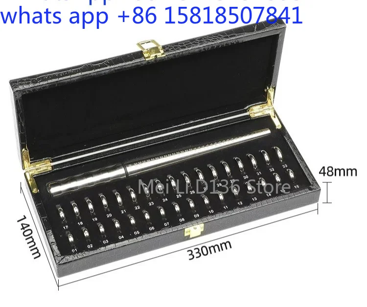 

Accurate high-end Gangdu ring measurement set, ring bar size measurement ring 1-33 yards