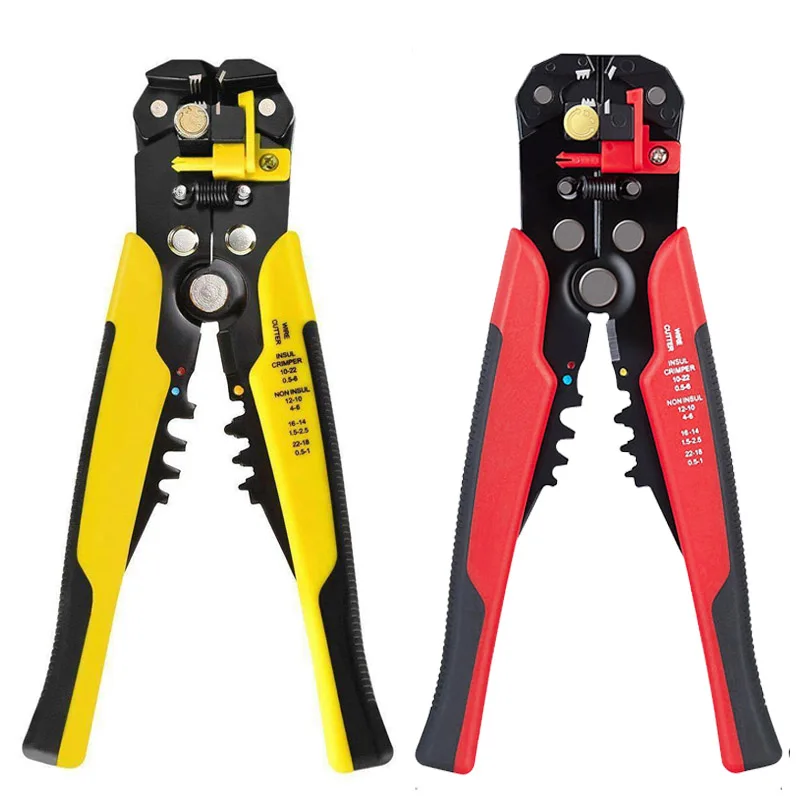 

Professional Crimper Cable Cutter Automatic Wire Stripper Multifunctional Stripping Crimping PliersTerminal 0.2-6.0mm Hand Tool