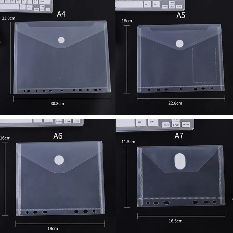 10 Pcs/lot Magic Sticker Large Die Stamp Storage Bag Used To Store Cutting Dies Hot Foil Embossing Folders Organizer Bags