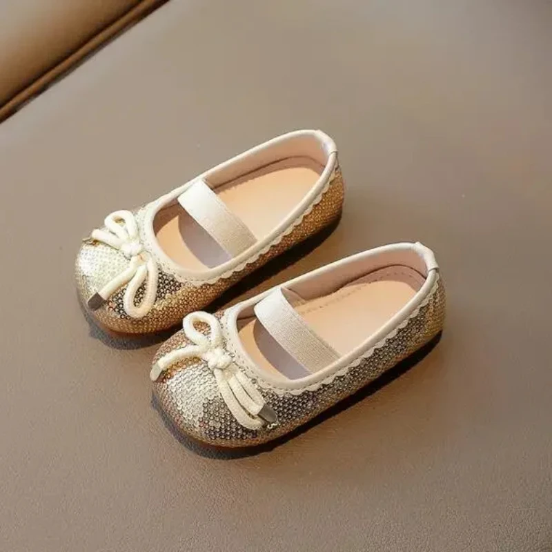 New Vintage Simple Style Ballet Flats Children Cute Candy Colors Toddler Girl Ballet Flats Girls Kids Slip-on Leather Shoes