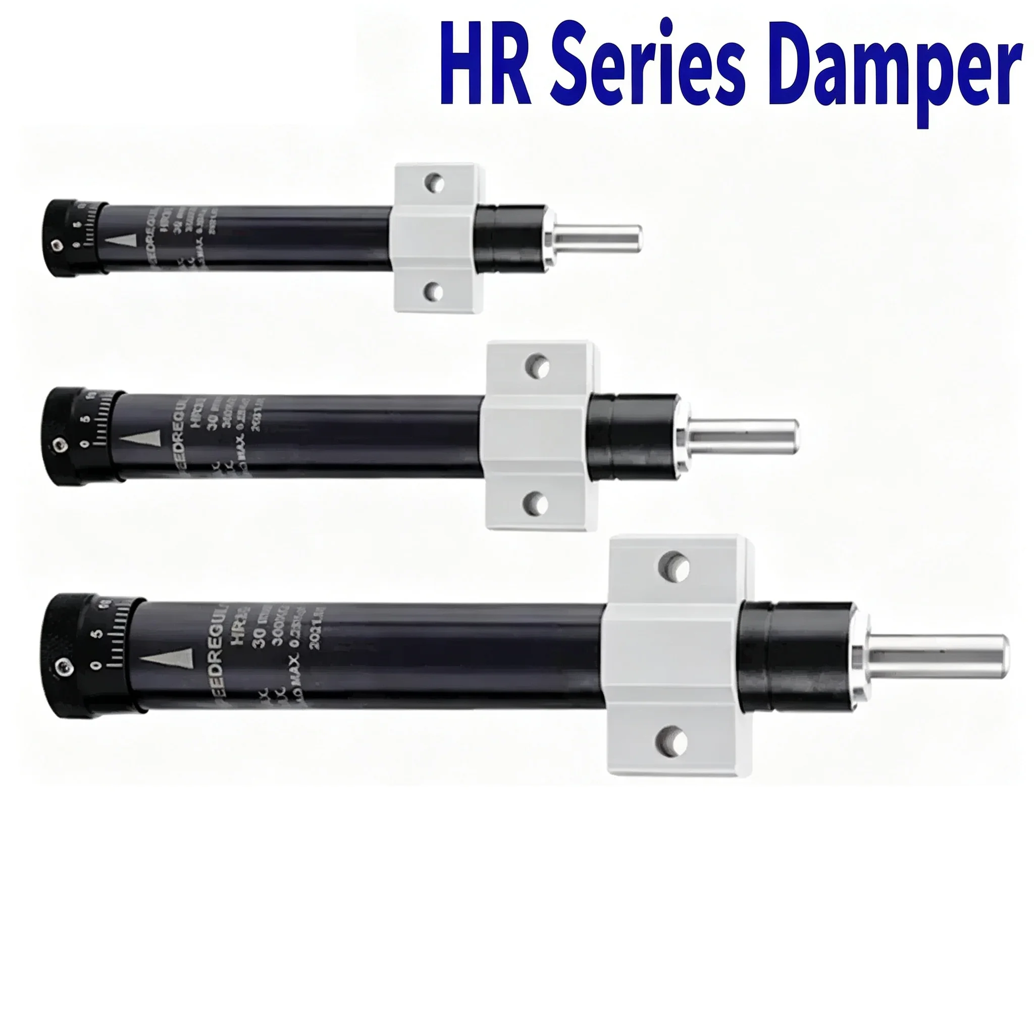 Pneumatic Hydraulic Shock Absorber Load 150/300/350KG Adjustable Hydraulic Oil Buffer Stabilizer Damper HR15/30/60/80/100