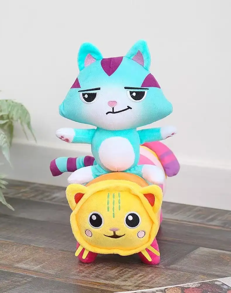 10 Stlyes Gabby Dollhouse Plush Toy Mercat Cartoon Stuffed Animals Mermaid Cat Plushie Doll Kids Birthday Christams Gifts image 5