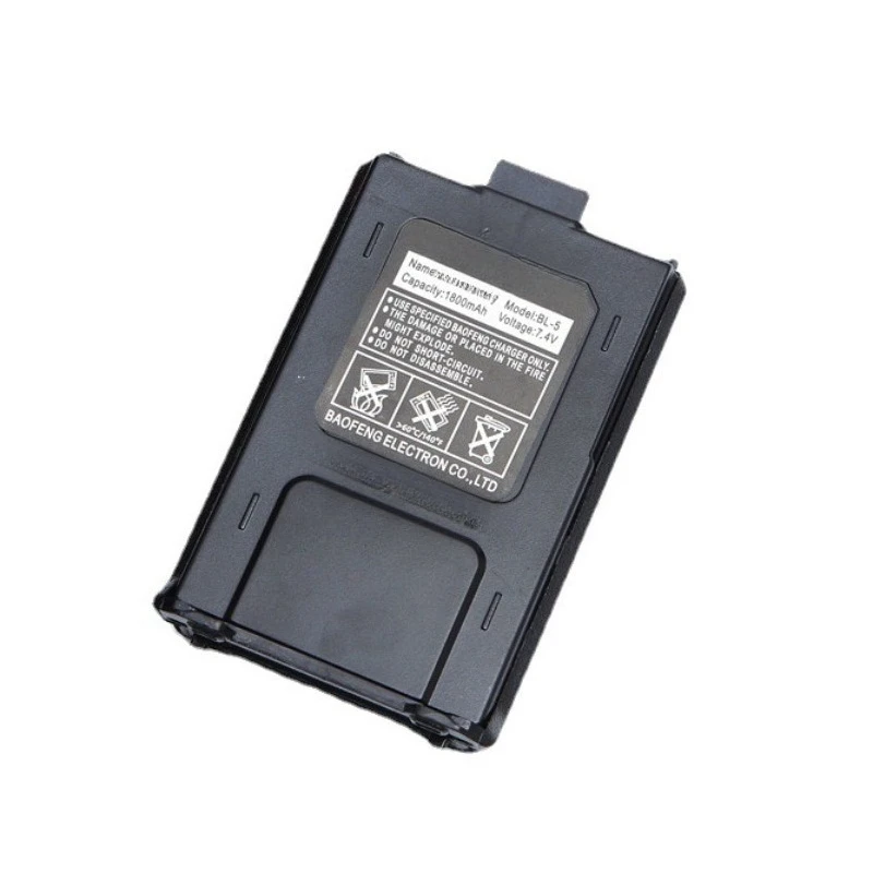 1800mAh For Baofeng Walkie-talkie Battery 5R5RA5RE Series with A Capacity Model BL-5