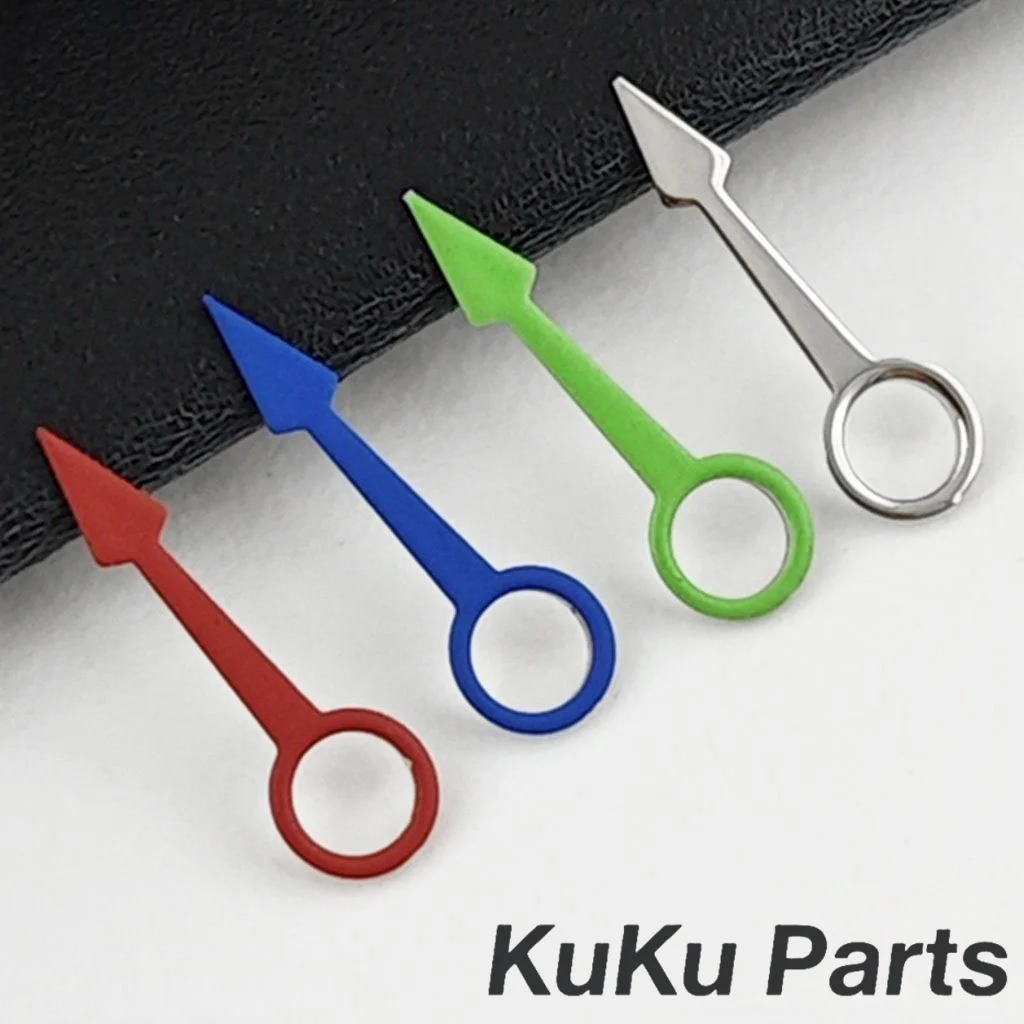 8.5mm relógio mãos nh34 ponteiros gmt mãos para nh35 nh34a 4r34 movimento relógio mecânico acessórios peças nh34 gs sem luminoso