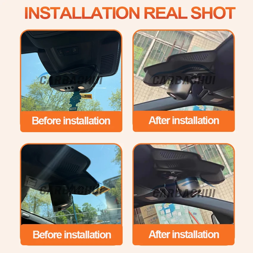 4K Car DVR Wifi Dash Cam For Mercedes-Benz GLE400 GLE350 GLE 320 Sports GLS450 2015-2018 Night Vision Control Phone APP DashCam