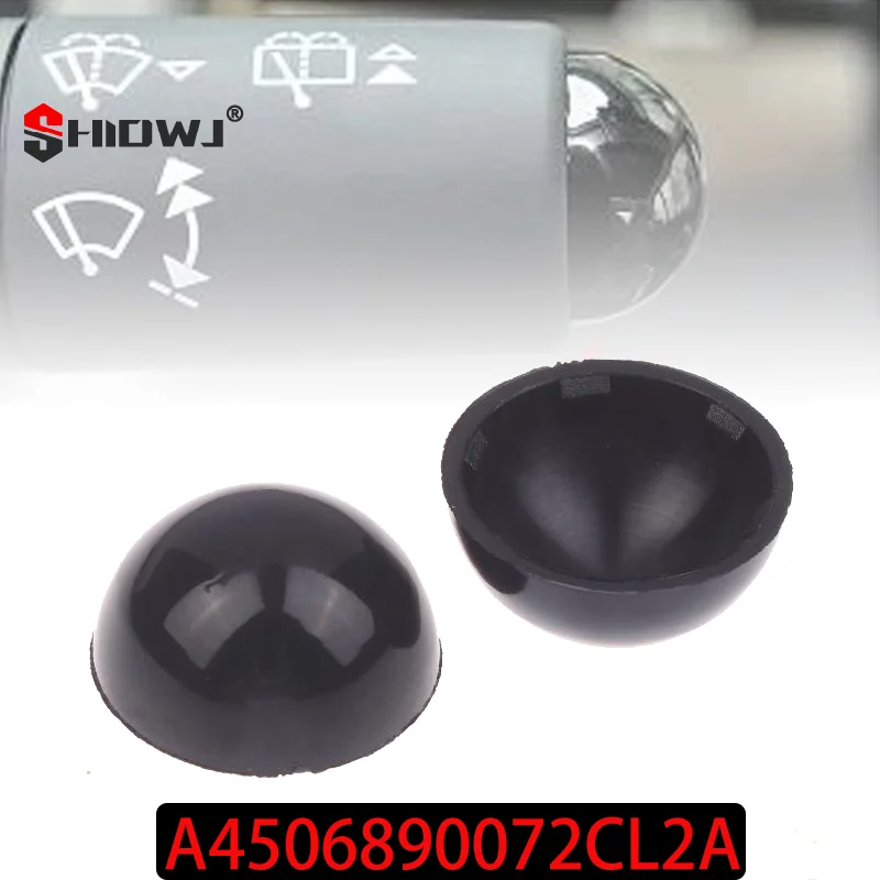 

1/2Pcs Wipe Switch Dial Lamp Switch Cover Fit For Benz Smart Fortwo 451 2009-2014 A4506890072CL2A Wiper Gear Cap Decorative