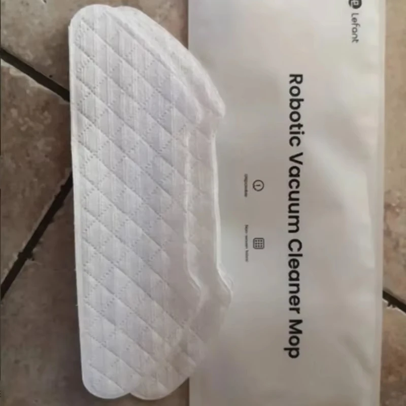 Disposable Mop x15 Pcs (3 Packs) + Support x1 for Lefant M1 U180 OKP K4 Robot Vacuum Cleaner Mopping Function Accessory Part