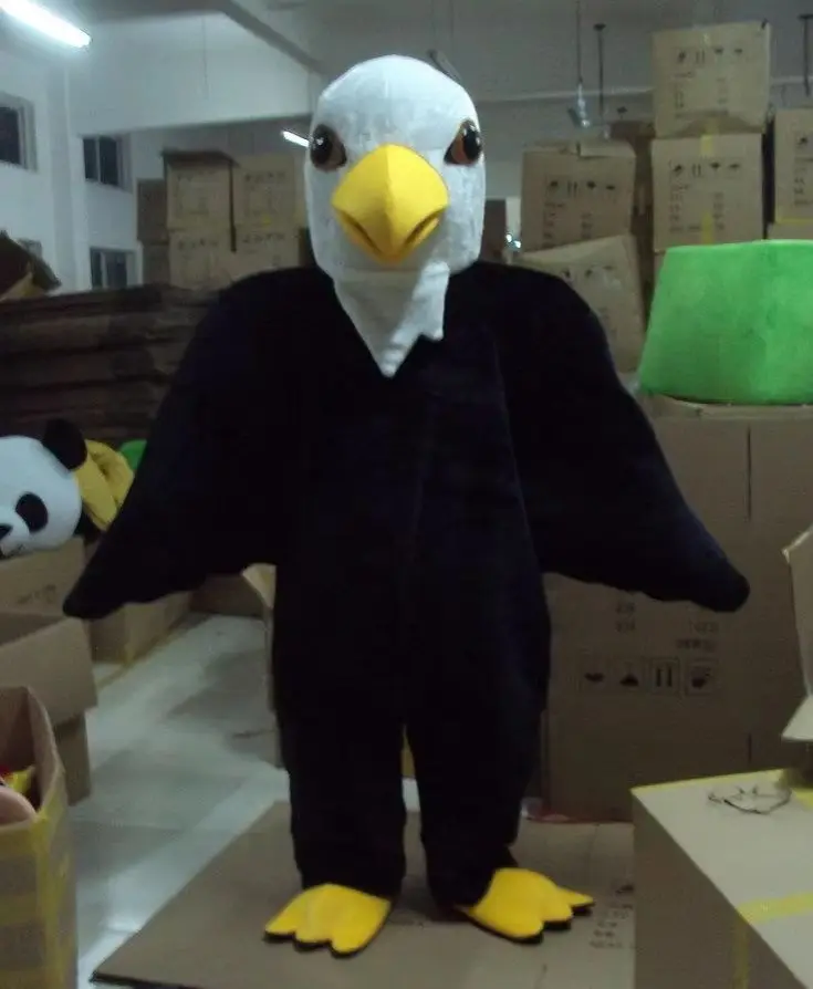 New Version big head Bald Eagle Mascot Costume Adult Birthday Party Fancy Dress Halloween Cosplay Outfits Clothing Xmas