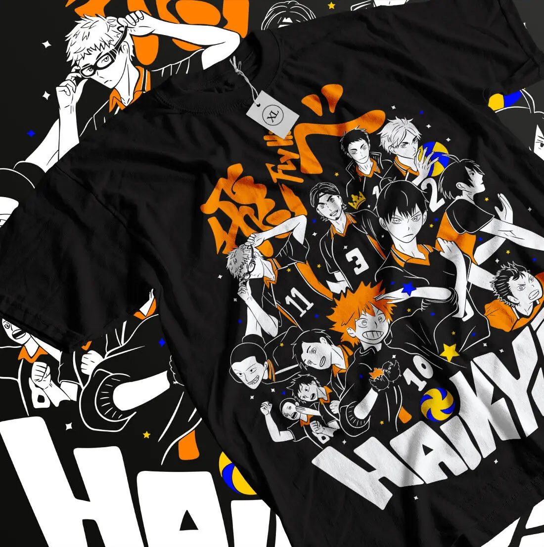 Haikyuu T-shirt Volleyball Kuroo Tetsurou Kozume Kenma Anime Giift Shirt