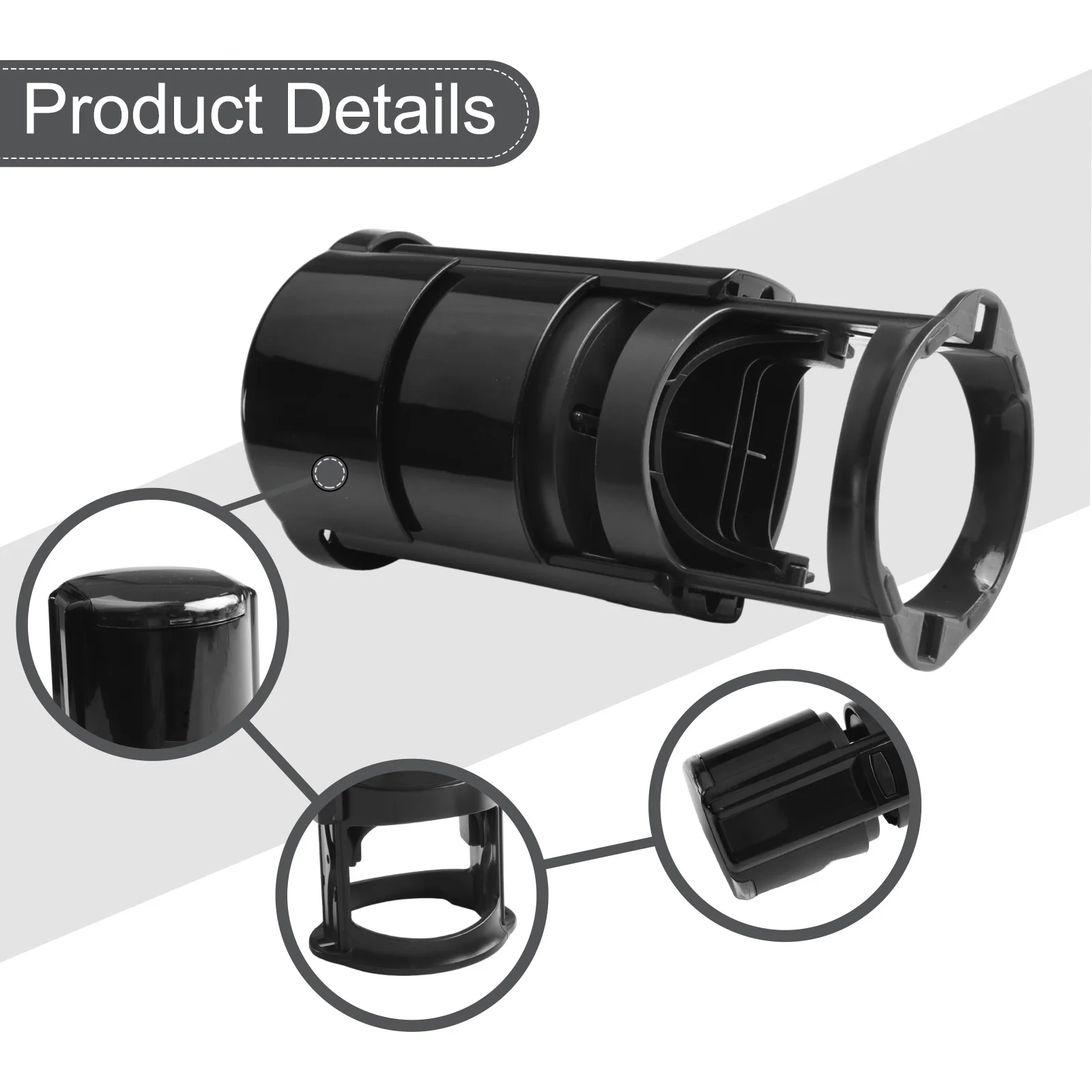 Organized Round Self Inking Stamp Set with Holder Designed to Keep Your Workspace Tidy While Making Clear Impressions