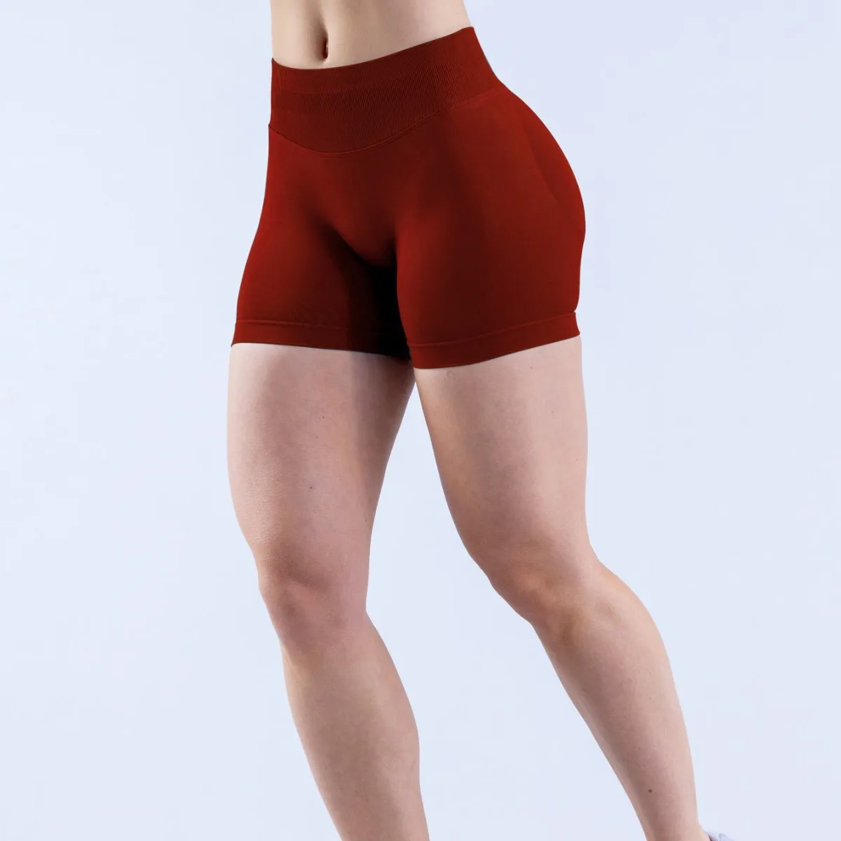 Women's Seamless High Waist Scrunch Butt Shorts, Tummy Control Workout Shorts for Gym, Yoga & Fitness Training