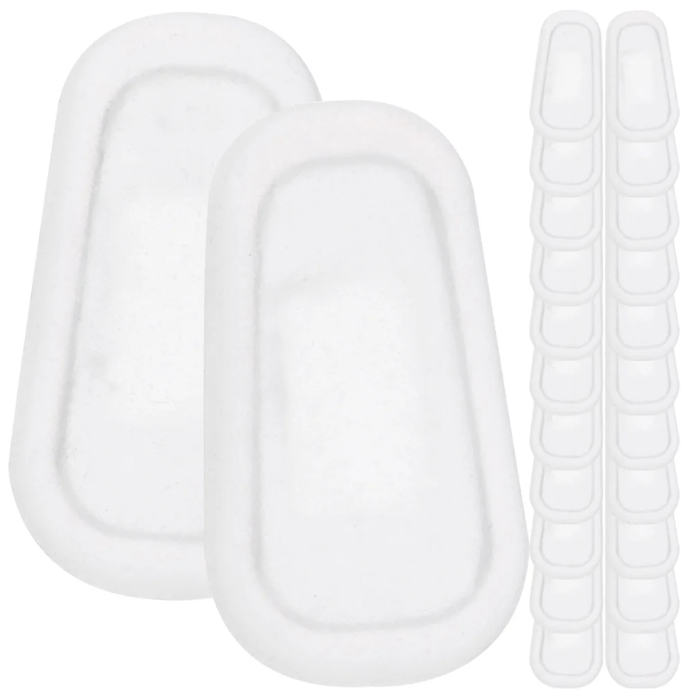 20Pairs نظارات مخدات أنف للنظارة المضادة للانزلاق دائم يناسب إطارات مختلفة صنعة مثالية نظارات الأنف قطعة Nosepads للنظارات #5