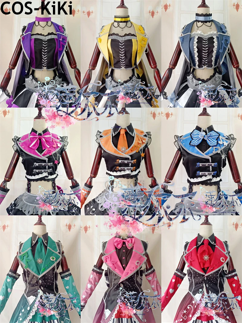 COS-KiKi Anime Lovelive! Function Riko Dia Chika Aqours Lovely Uniform Cosplay Costume Halloween Party Role Play Outfit Any Size