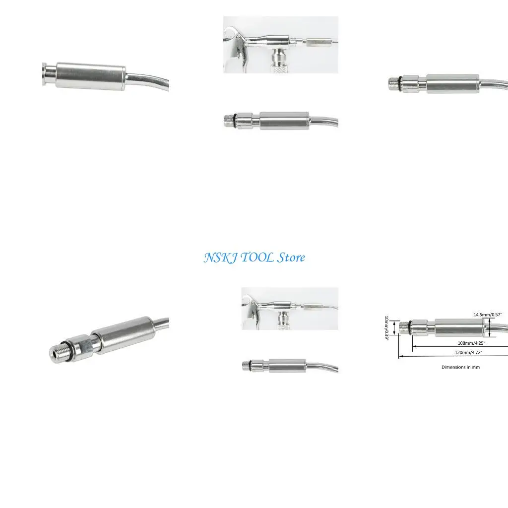 L8RC Aluminum Alloy Japanese Bearing Guns Tube For  High Pressure Car Washer
