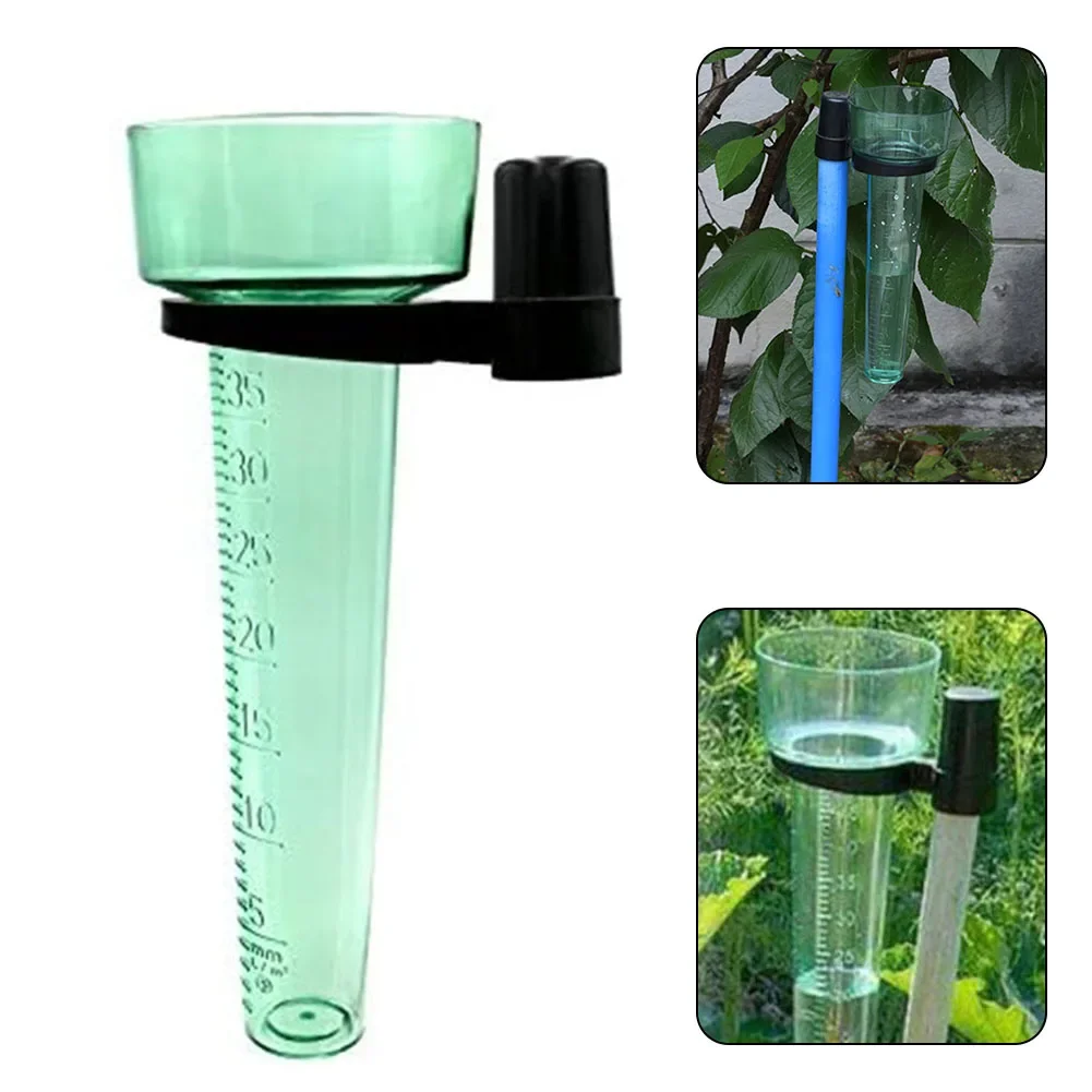 1pc Polystyrene Rain Gauge Up To 35mm For Garden Outdoor Rain Meter Instrument Measurement Collection Tool Accessories