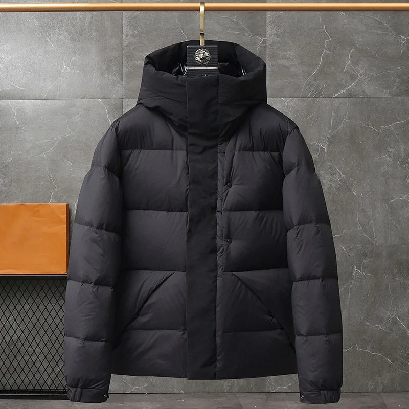 جديد أسفل السترات الرجالية أزياء الشتاء سميكة الدافئة مقنعين الخبز الستر كلا الرجال النساء سترات قصيرة كلا الجنسين ملابس خارجية