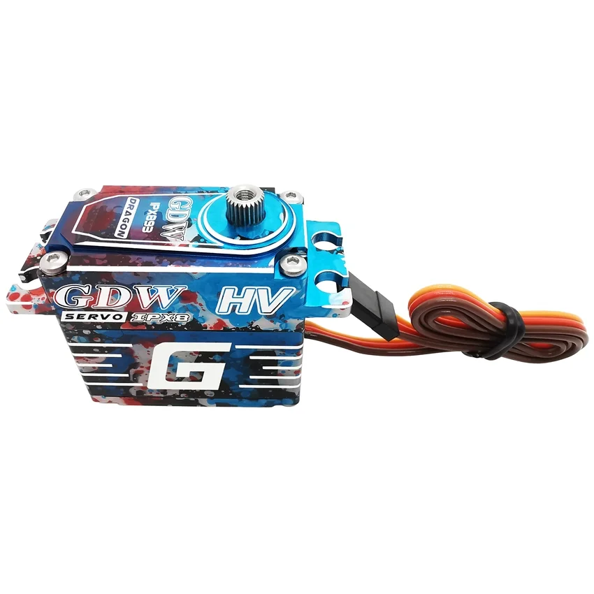 

GDW IPX893 36KG 25T HV Waterproof Coreless Digital Servos for 1/10 1/8 RC Model Car Crawler Accessories