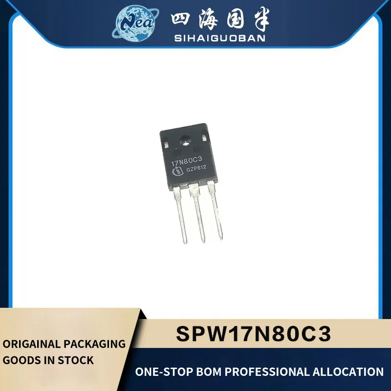 1PCS Electronic Components SPW17N80C3 17N80C3 TO-247 MOSFET N-CH 800V 17A TO247-3